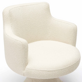 Gregory Performance Boucle Swivel Dining Chair