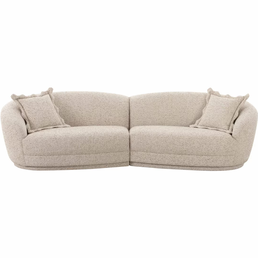 Sinclair Two-Tone Boucle Sectional