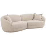 Sinclair Two-Tone Boucle Sectional