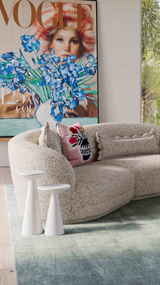 Sinclair Two-Tone Boucle Sectional