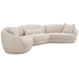 Sinclair Two-Tone Boucle Sectional