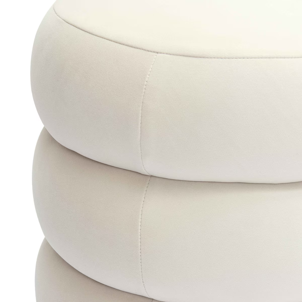 Marlow Velvet Ottoman