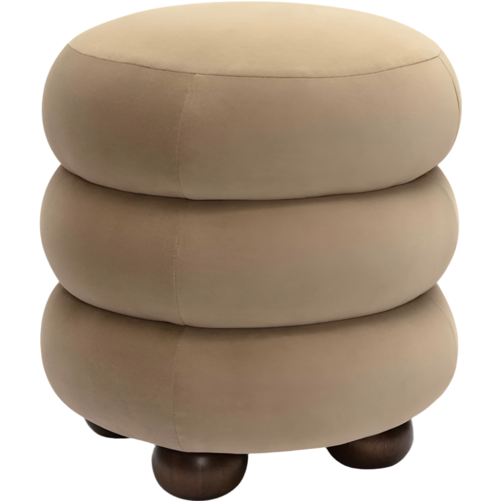 Marlow Velvet Ottoman