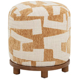 Angela Jacquard Ottoman