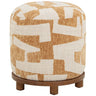 Angela Jacquard Ottoman