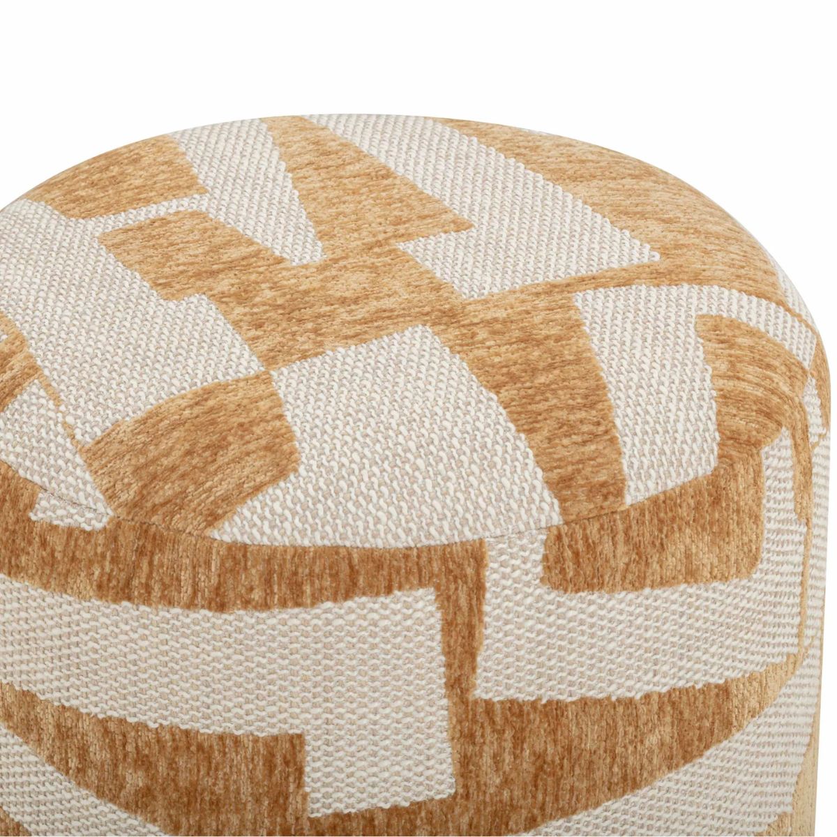 Angela Jacquard Ottoman