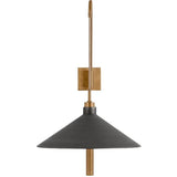 Conor Wall Sconce Sconces B2936-PBR/GRA 197292114727