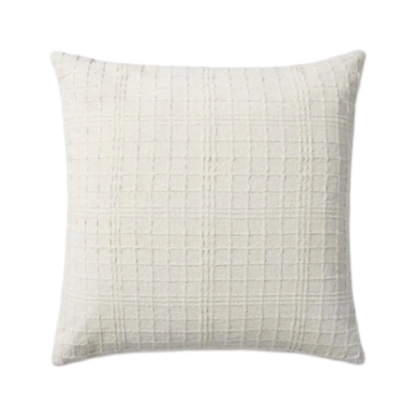 Jean Stoffer x Loloi Pillow - Ivory