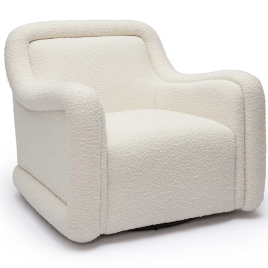 Bobbi Boucle Swivel Chair