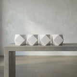 Noir Polyhedron Candle Holder Decor WH_YT0717-7WH