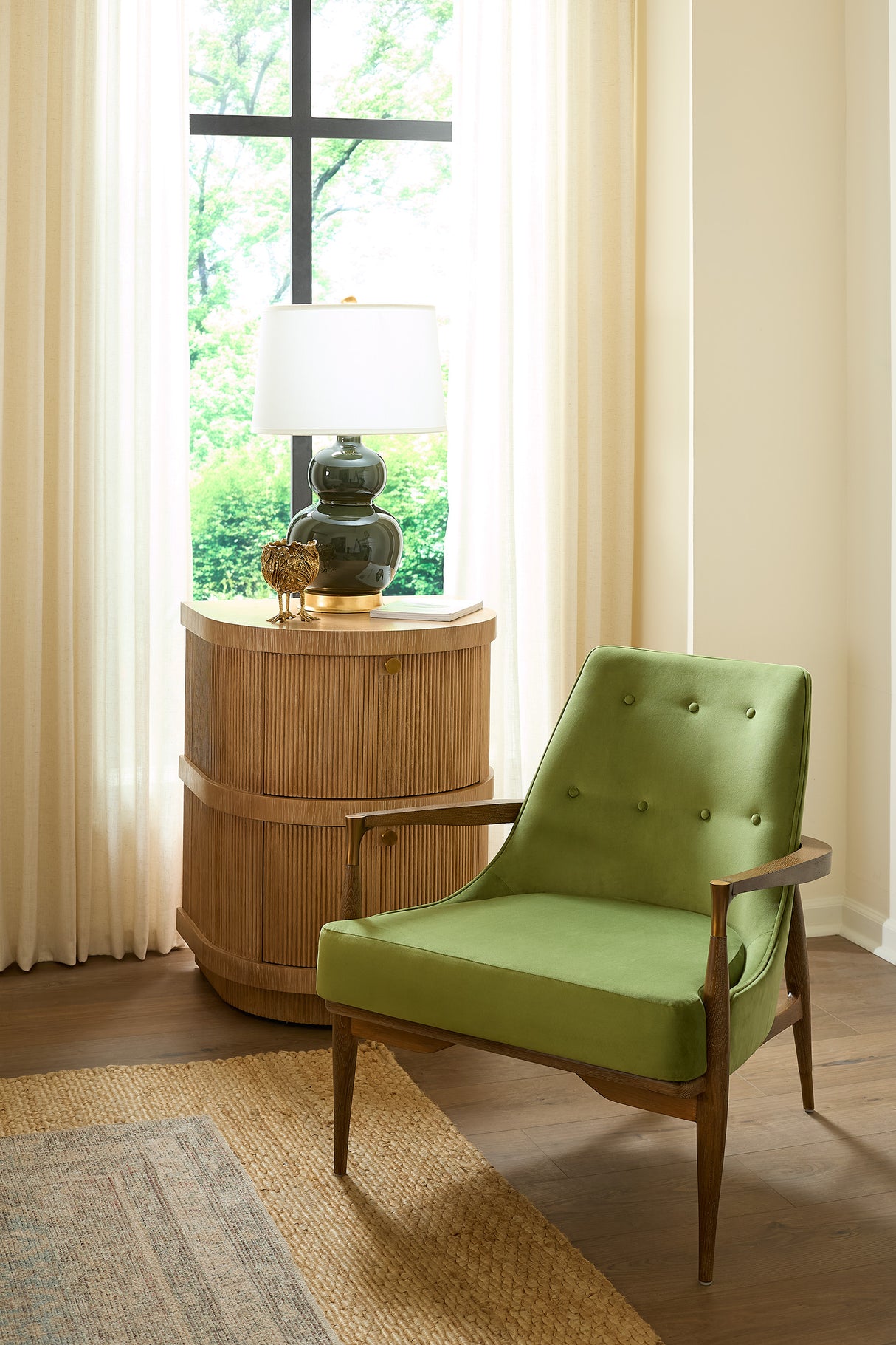 Atlas 2-Drawer Side Table