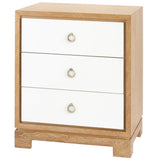 Berkeley 3-Drawer Side Table Nightstands + Bedside Tables