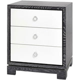 Berkeley 3-Drawer Side Table Nightstands + Bedside Tables