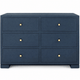 Frances Large 6-Drawer Dresser Dressers FRA-250-58