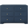 Frances Large 6-Drawer Dresser Dressers FRA-250-58
