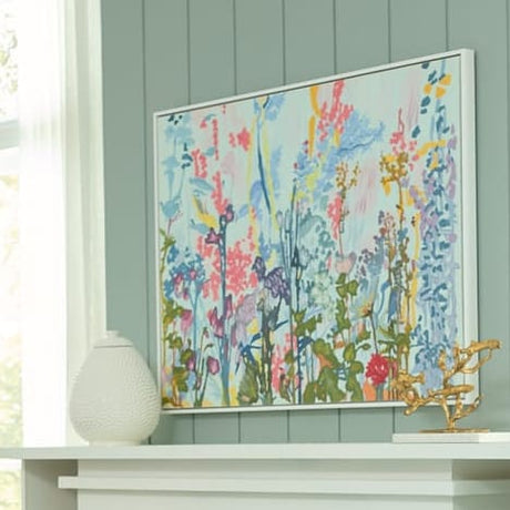 Wildflower Framed Canvas Painting