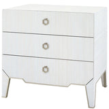 Madeline 3-Drawer Side Table Nightstands + Bedside Tables