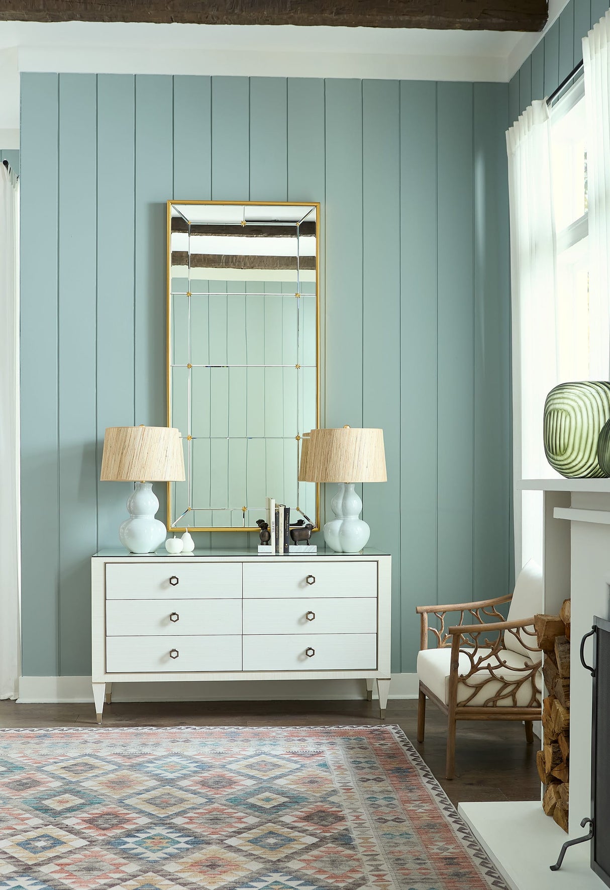 Shandy Lamp Table + Desk Lamps