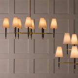 Jonathan Adler Ventana Oval Chandelier Antique Brass Chandeliers Robert-Abbey-PN718