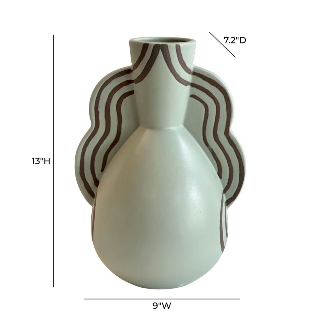 Ceramic Squiggle Vase
