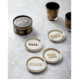 Cock/Tail Porcelain Coasters