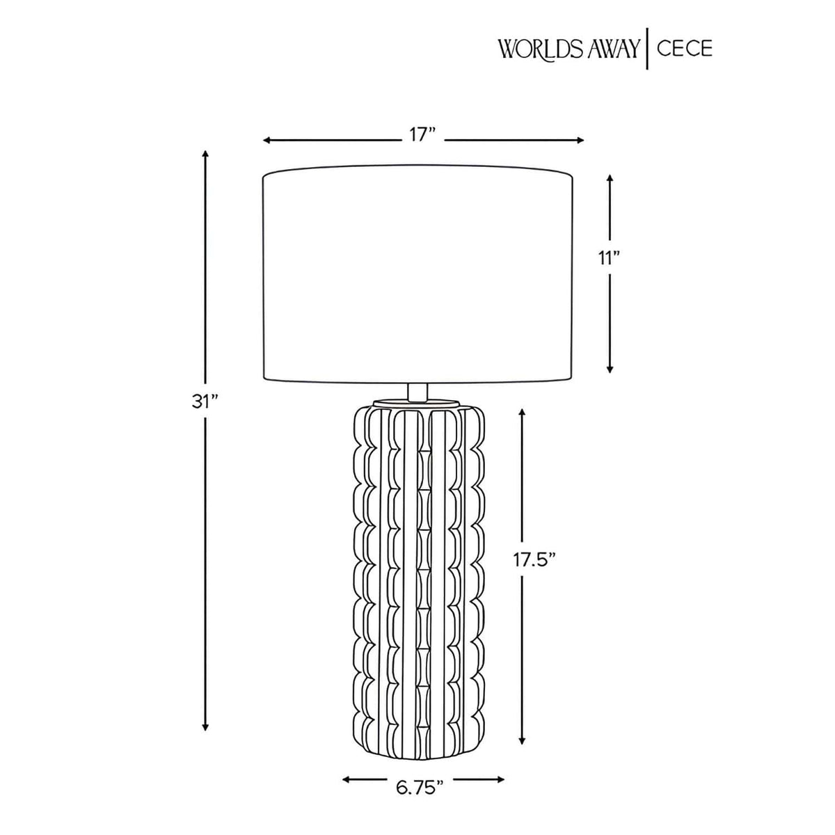 Cece Table Lamp Table + Desk Lamps