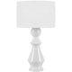 Colette Lamp Table + Desk Lamps COLETTE WH