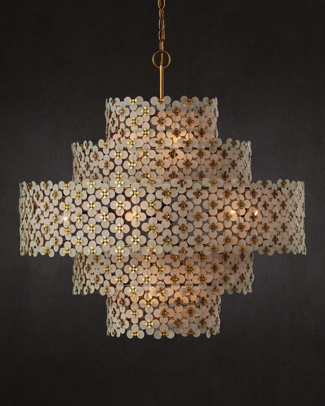 Spring Flower Chandelier