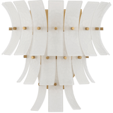 Abigail Sconce Wall Sconces ABI-2002-AG-WH 633779101366