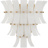 Abigail Sconce Wall Sconces ABI-2002-AG-WH 633779101366