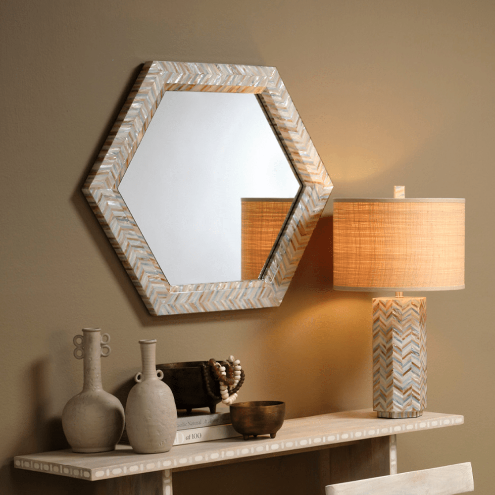 Academy Hexagon Mirror Mirror 6ACAD-BLMOP 688933039412