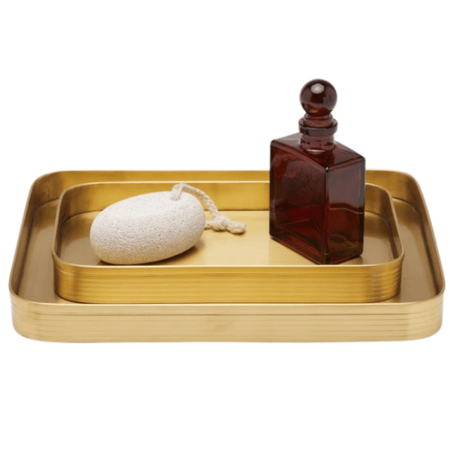 Adelaide Tray (Set of 2) Bath Accessory 01ADEL-GO-TRRS