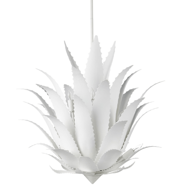 Agave White Chandelier Chandeliers 9000-1263