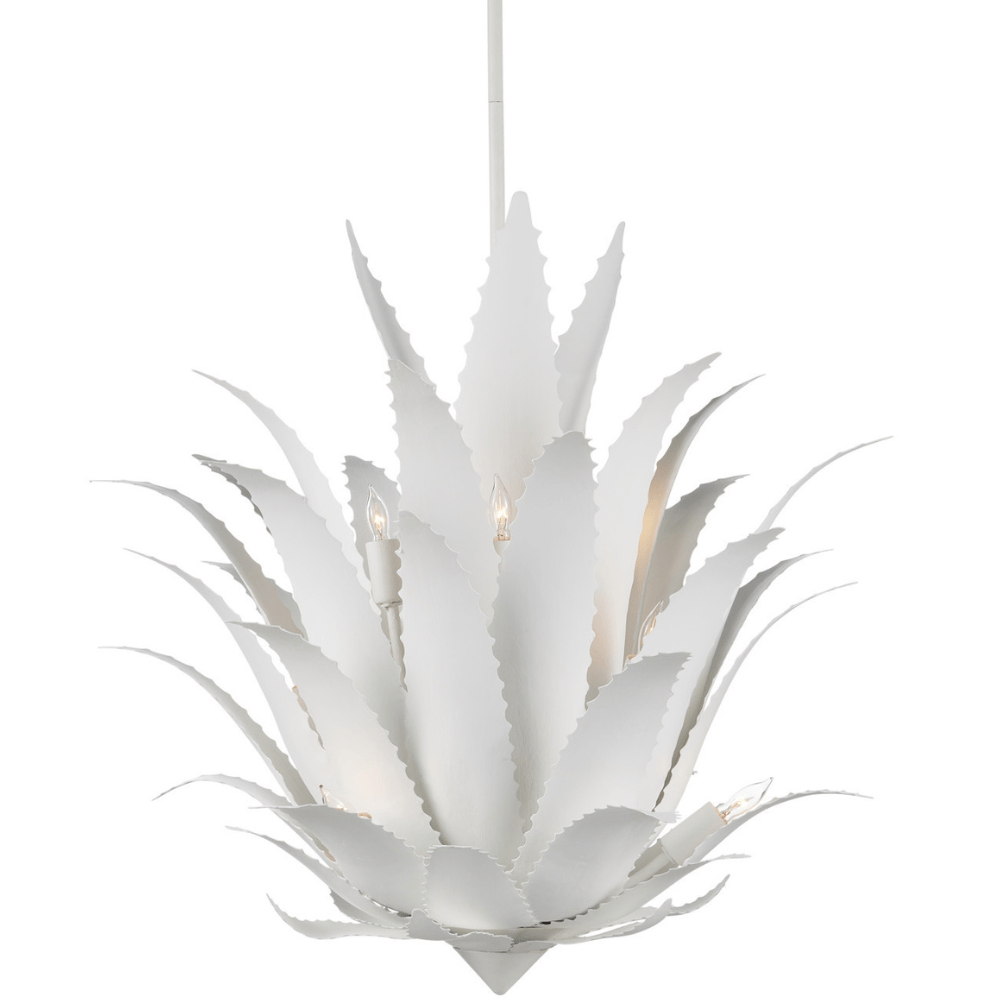 Agave White Chandelier Chandeliers 9000-1263