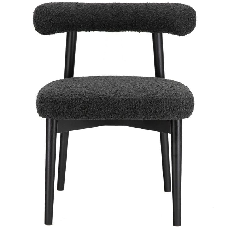 Aksel Boucle Side Chair Dining Chairs + Benches