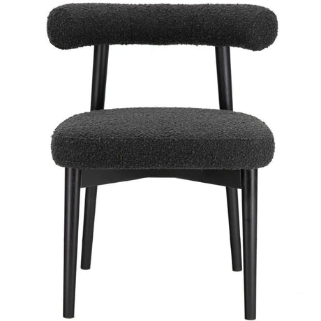 Aksel Boucle Side Chair Dining Chairs + Benches
