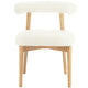 Aksel Boucle Side Chair Dining Chairs + Benches