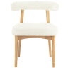 Aksel Boucle Side Chair Dining Chairs + Benches