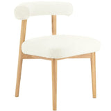 Aksel Boucle Side Chair Dining Chairs + Benches