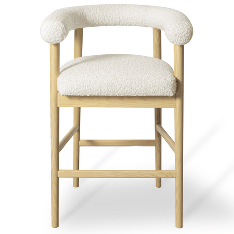 Aksel Performance Boucle Counter Stool Bar & Counter Stools TOV-D68998