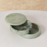 Alabaster Swivel Box Decorative Object