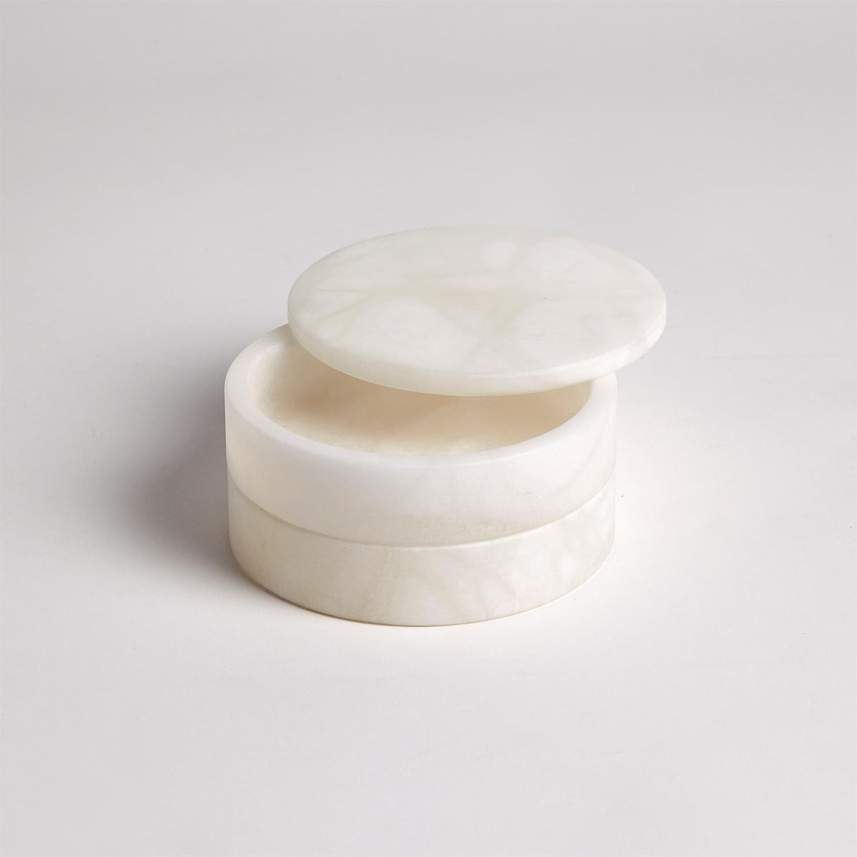 Alabaster Swivel Box Decorative Object