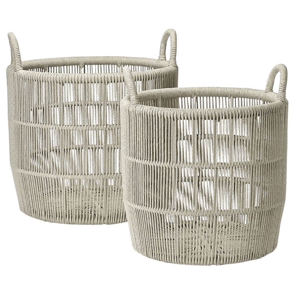 Alcoy Basket (Set of 2) Outdoor Décor OBJALCOYBSKRDXLSDS2