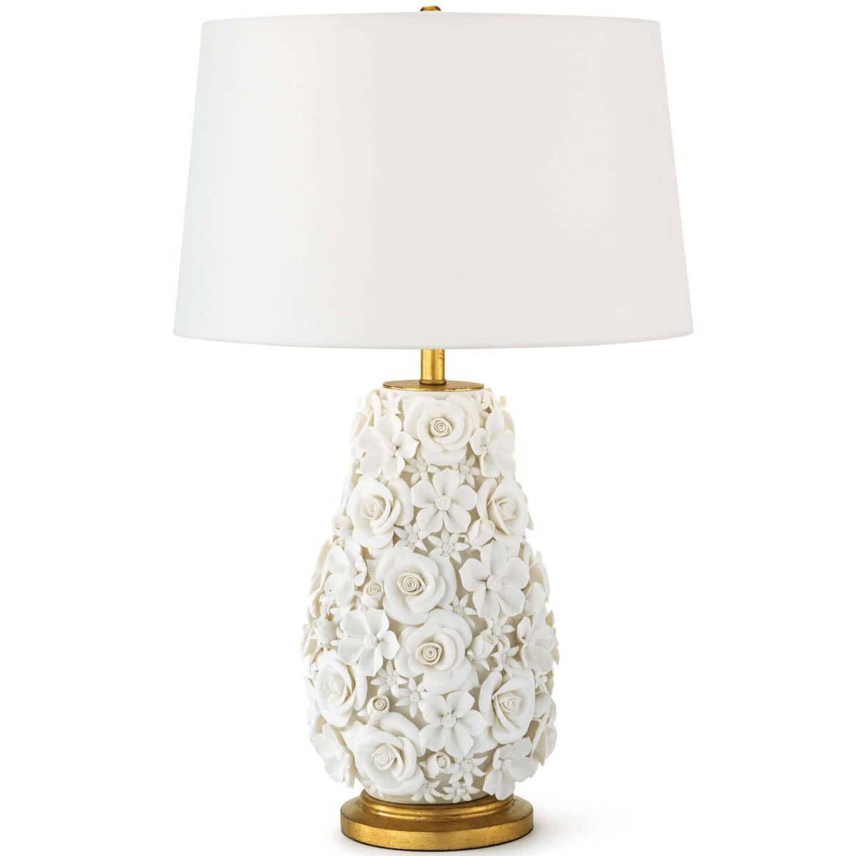 Alice Porcelain Flower Table Lamp Table Lamps 13-1257 844717029059