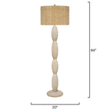 Almond Floor Lamp Floor Lamps 9ALMONDFLWW 688933042467