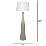 Alps Floor Lamp Floor Lamps 9ALPSPFLGRAY 688933041743