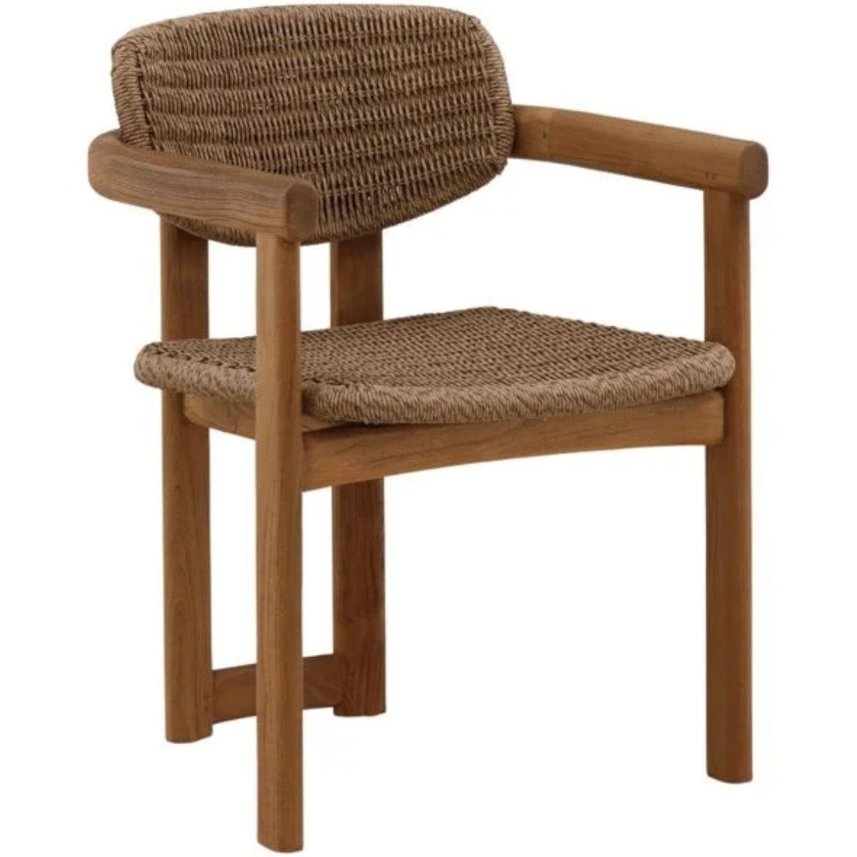 Alva Outdoor Dining Chair Outdoor Dining Chairs + Benches DOV10010-LTBR