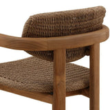 Alva Outdoor Dining Chair Outdoor Dining Chairs + Benches DOV10010-LTBR