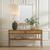 Amara Console Burl Wood Console