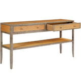 Amara Console Burl Wood Console